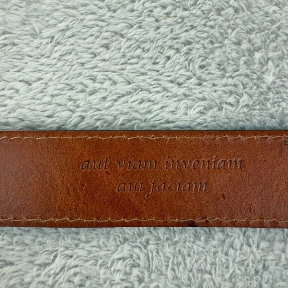 Patrick Gibbons Genuine Italian Carlfskin Leather Belt Men’s Size 40 - Picture 5 of 13